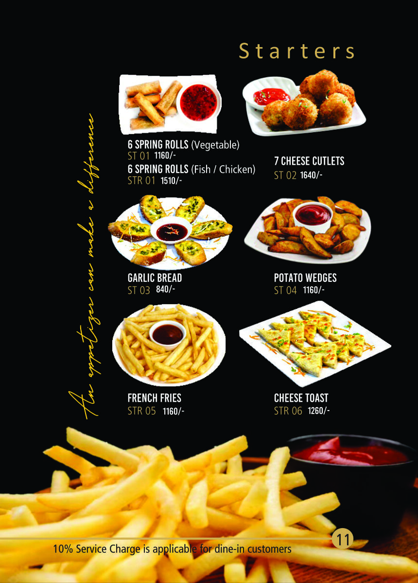 Menu Page 12